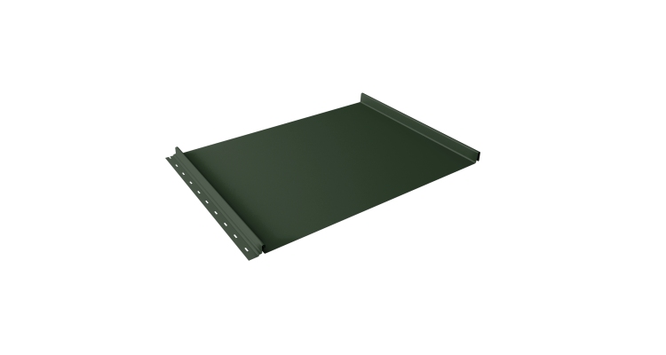 Кликфальц Grand Line 0,5 Satin Matt TX с пленкой на замках RAL 6020 хромовая зелень