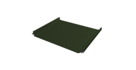Кликфальц Pro Gofr Grand Line 0,5 Satin Matt TX с пленкой на замках RAL 6020 хромовая зелень