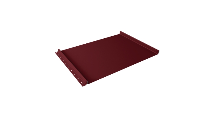 Кликфальц Grand Line 0,5 Satin Matt с пленкой на замках RAL 3005 красное вино