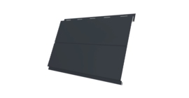 Вертикаль 0,2 GL line 0.5 PurPro Matt 275 с пленкой RAL 7024 мокрый асфальт