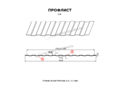 Профнастил С8 x 1150B (Покрытие Полиэстер 01-1014 0,4мм)