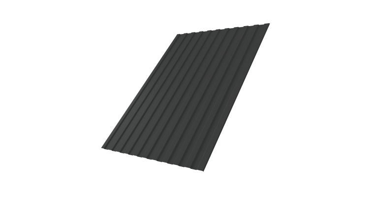 Профнастил С8A 0,5 Satin Matt TX RAL 7016 антрацитово-серый