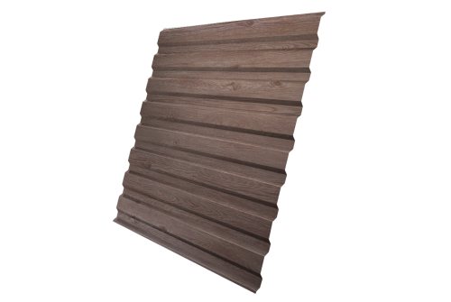 Профнастил С20A 0.45 Print Elite White Wood TwinColor